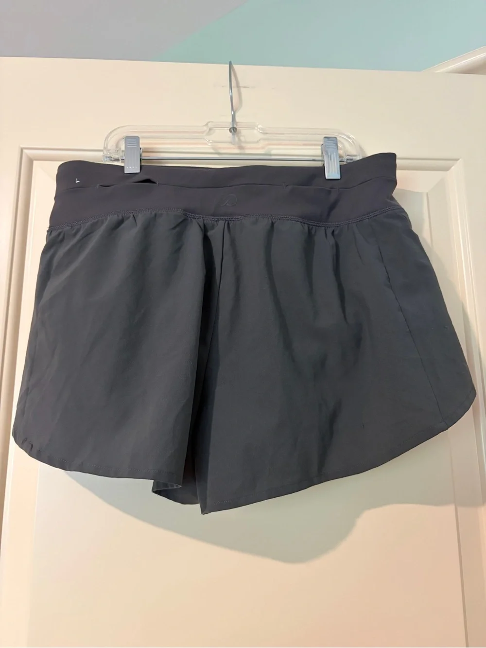 Calia Dark Gray Ruffle Athletic Shorts Size S